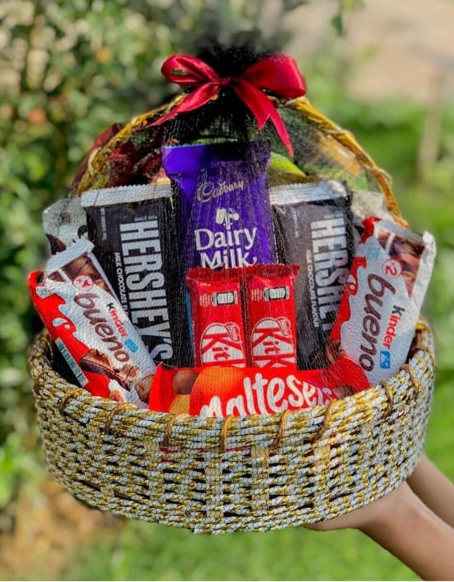 Imported chocolates basket best seller