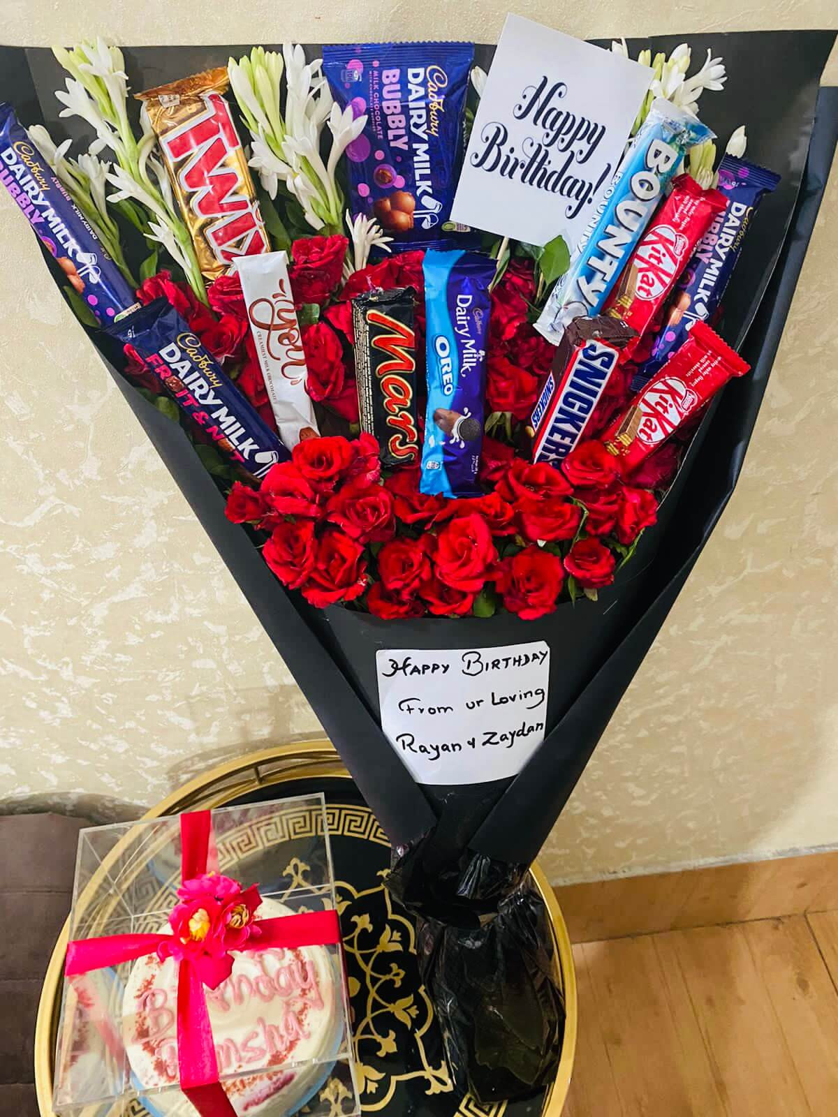 Loaded chocolate bouquet